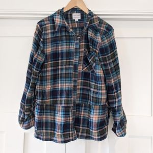 Melrose & Market Lightweight Plaid Buttondown